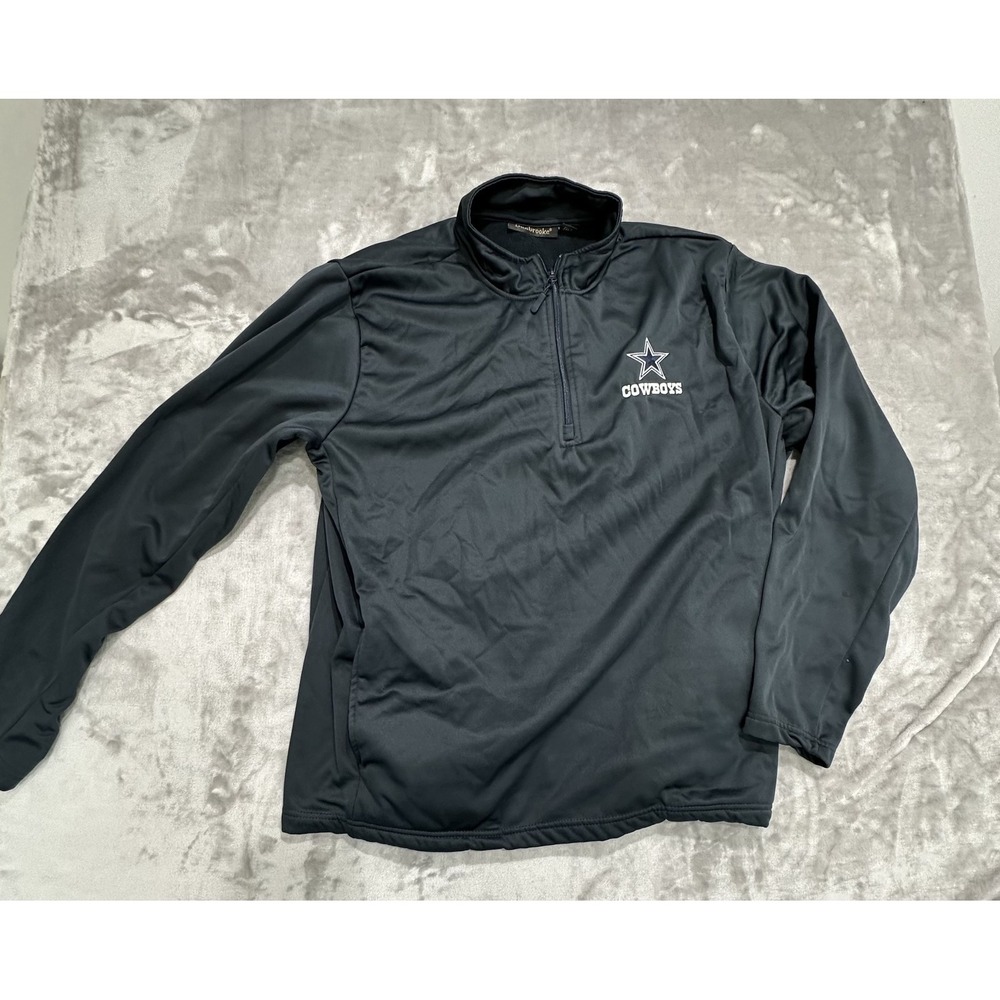 Dallas Cowboys Jacket by Dunbrooke Vintage Men's XL Pullover 1/4 Zip High Collar